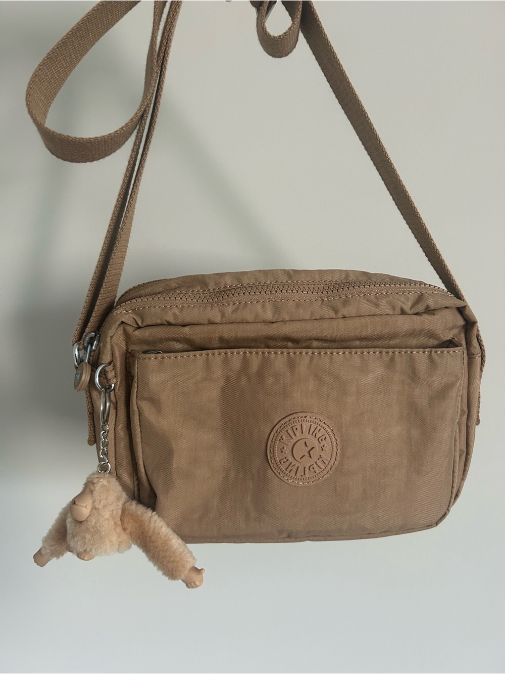 Kipling Small Crossbody Bag in Tan